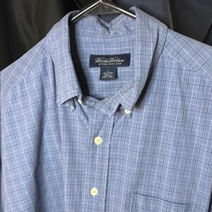 Brooks Brothers L Blue Casual Button Down Shirt